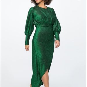 Sparkle Maxi dress With wrap skirt